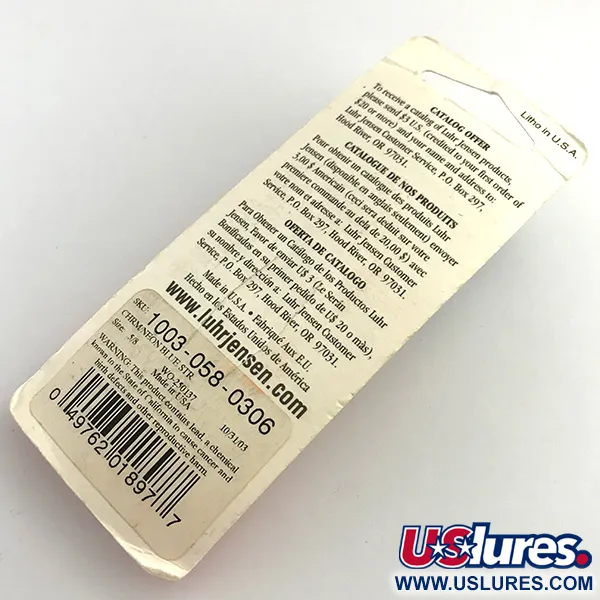 Luhr Jensen Krocodile Die #4 Lusikka, Nikkeli/Sininen, 17,7g, #1003-058-0306