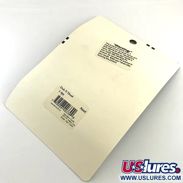 DUH!!! Head jig heads kit, Valkoinen / Musta, 7g, Offset-koukku, #6295