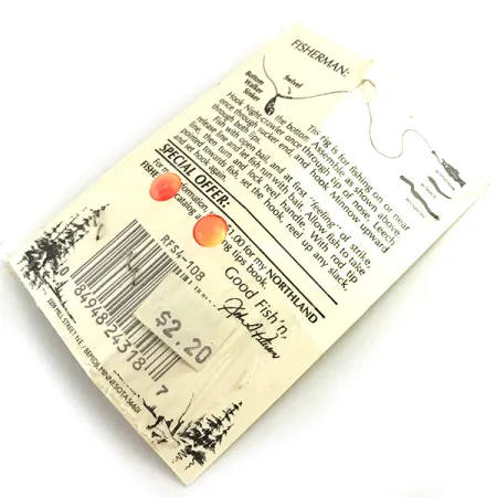 Northland Live Fishing Bait Roach Rig UV Rigi, Oranssi, UV, #5967