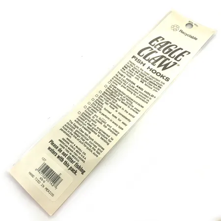 Eagle Claw Snelled Hooks 2 Perukekoukut, Pronssi, 6 kpl, #5973