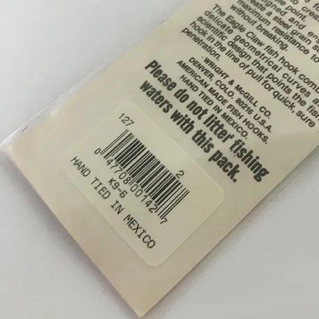 Eagle Claw Snelled Hooks 2 Perukekoukut, Pronssi, 6 kpl, #5973