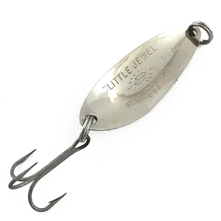 Luhr Jensen Little Jewel Lusikka, Vasaroitu nikkeli/Sininen, 9g, #5997