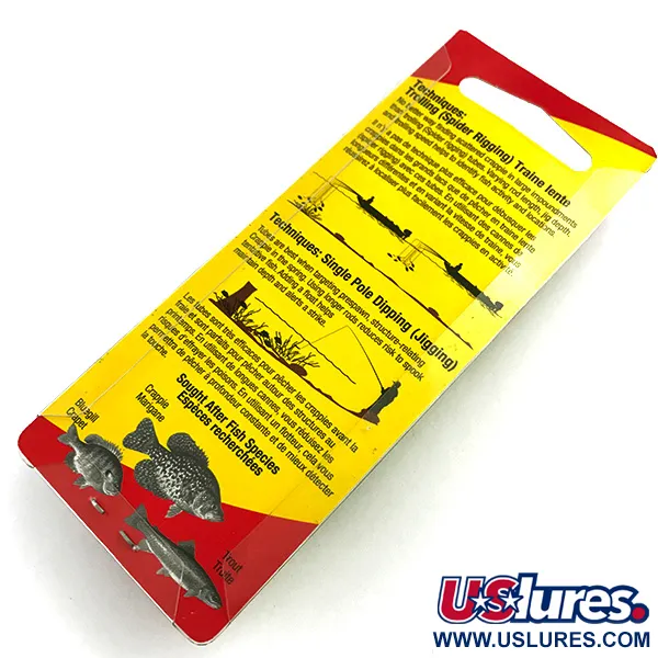 Johnson Crappie Buster UV Putkijigi, Vihreä/Chartreuse, 4.5cm, #6020