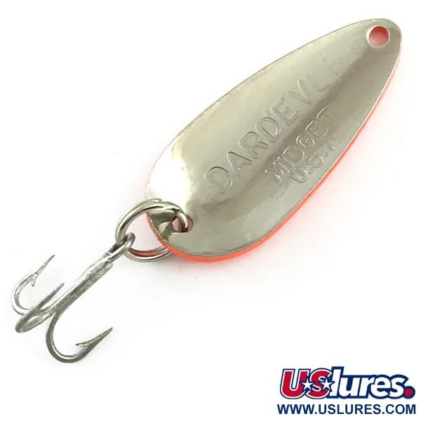 Eppinger Dardevle Midget Lusikka, Red / Black / Nickel, 6g, UV, #6027