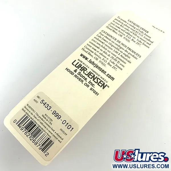 Luhr Jensen Hot Shot 40 Vaappu, Caramel Red, 7g, Syvännelevy, #6042