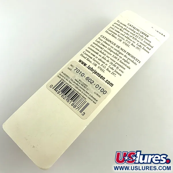 Luhr Jensen P.J.POP, 17g, Helmiäinen / Punainen, käsintehty poppari #7158