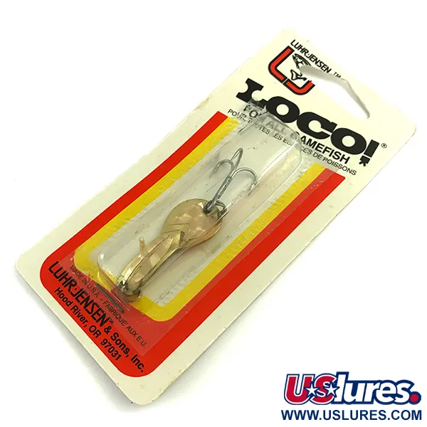 Luhr Jensen Loco 1 Lusikka, Kulta, 4g, Prism Lite, #6052