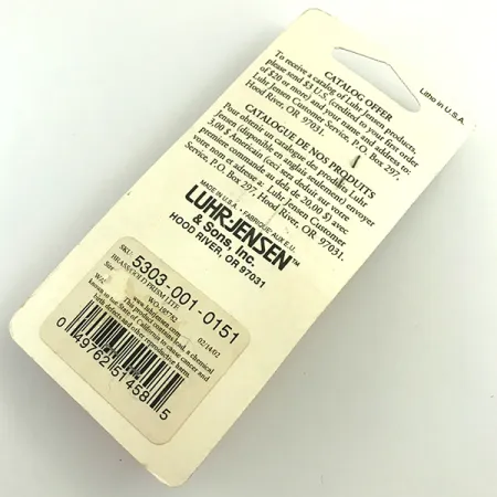 Luhr Jensen Loco 1 Lusikka, Kulta, 4g, Prism Lite, #6052
