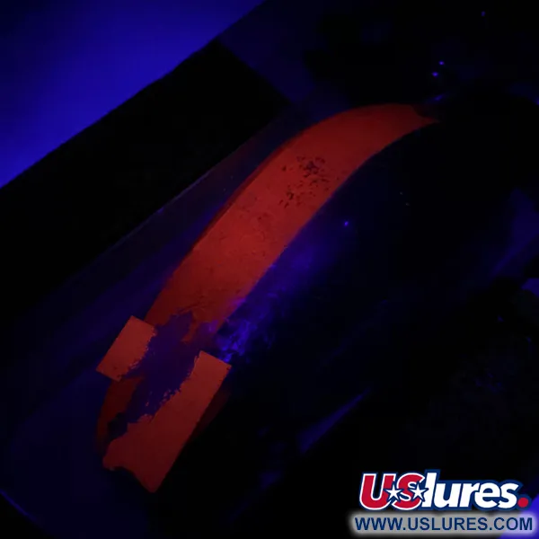 Krocodile Stubby Luhr Jensen Lusikka, Red / Nickel, 18g, Vintage, #6053