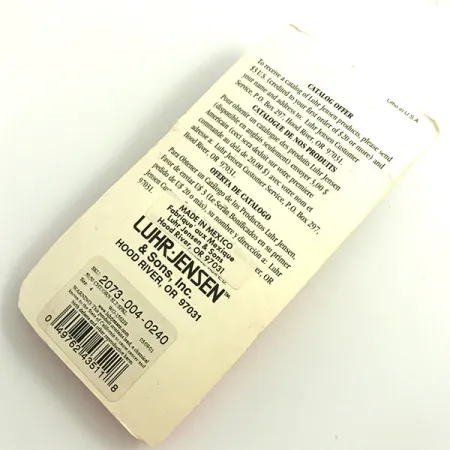 Luhr Jensen Tee Spoon Lippa, Vihreä/Fluorkelt., 14g, UV, #6069