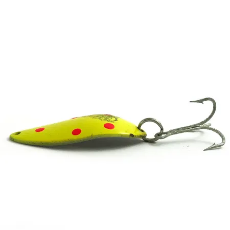 Dardevle Devle Dog 7700 UV Lusikka, Kelta/Puna, 14g, UV-väri, #6075