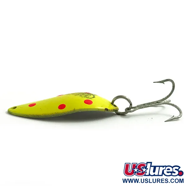 Dardevle Devle Dog 7700 UV Lusikka, Kelta/Puna, 14g, UV-väri, #6075