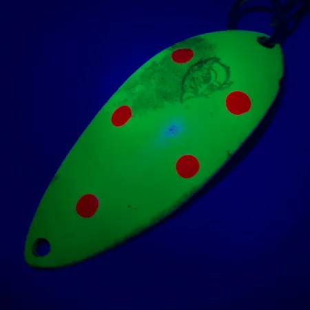 Dardevle Devle Dog 7700 UV Lusikka, Kelta/Puna, 14g, UV-väri, #6075