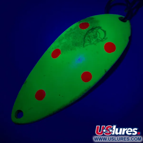 Dardevle Devle Dog 7700 UV Lusikka, Kelta/Puna, 14g, UV-väri, #6075