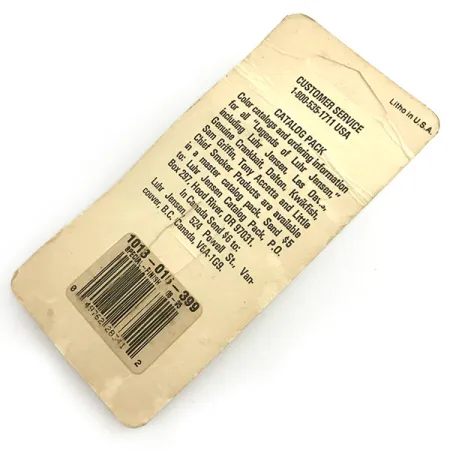 Luhr Jensen Krocodile Stubby UV Lusikka, Nikkeli/Oranssi/UV, 5g, #6085