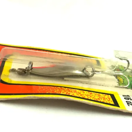 Luhr Jensen Krocodile Stubby UV Lusikka, Nikkeli/Oranssi/UV, 5g, #6085