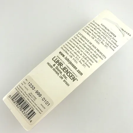 Luhr Jensen Krocodile Stubby Lusikka, Kulta/Punainen, 18g, #6086