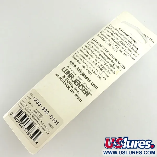 Luhr Jensen Krocodile Stubby Lusikka, Kulta/Punainen, 18g, #6086