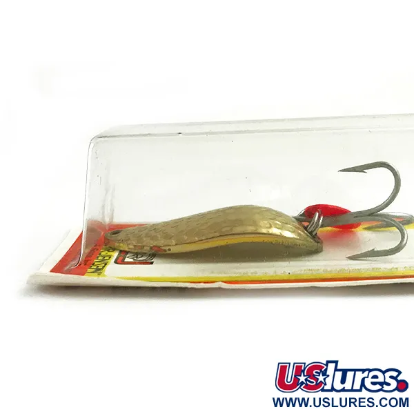 Luhr Jensen Krocodile Stubby Lusikka, Kulta/Punainen, 18g, #6086