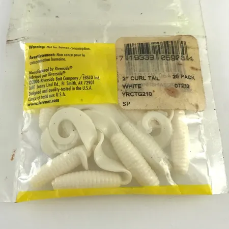 Riverside soft bait Jigi, Valkoinen, 5cm, uritettu runko, #6133