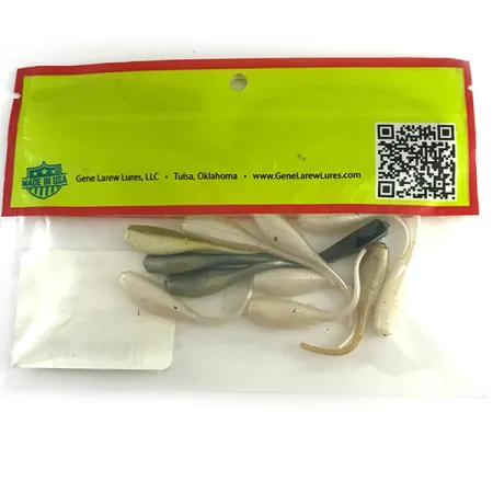 Bobby Garland Baby Shad Jigi, Valkoinen/Harmaa/Vihreä, 5cm, UV, #6146