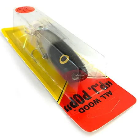 Luhr Jensen P.J.POP Puupopperi, Hopea / Musta, 17g, käsintehty, #6151