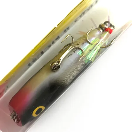 Luhr Jensen P.J.POP Puupopperi, Hopea / Musta, 17g, käsintehty, #6151