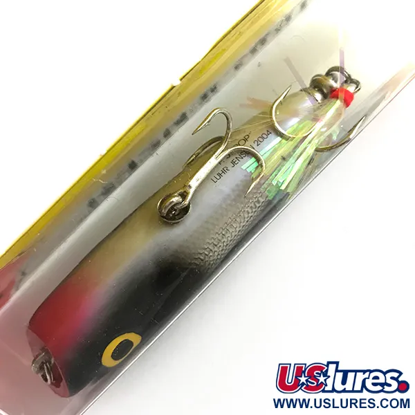 Luhr Jensen P.J.POP Puupopperi, Hopea / Musta, 17g, käsintehty, #6151