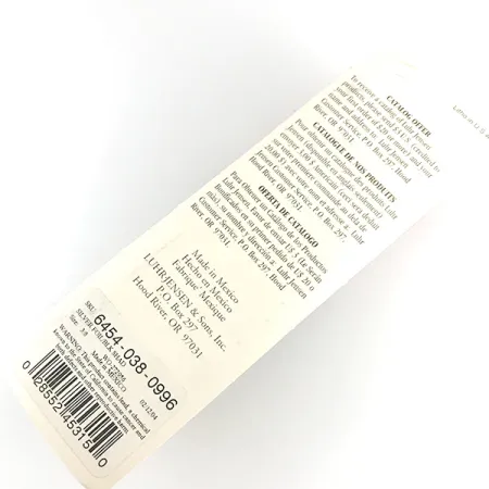 Luhr Jensen P.J.POP Puupopperi, Hopea / Musta, 17g, käsintehty, #6151