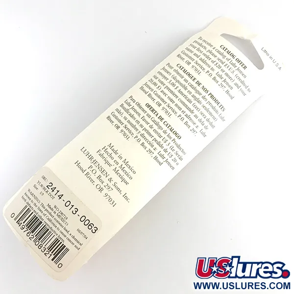 Luhr Jensen Shyster Lippa, Kelt/Kulta/Holo, 9g, Höyhen, #2414-013-0063