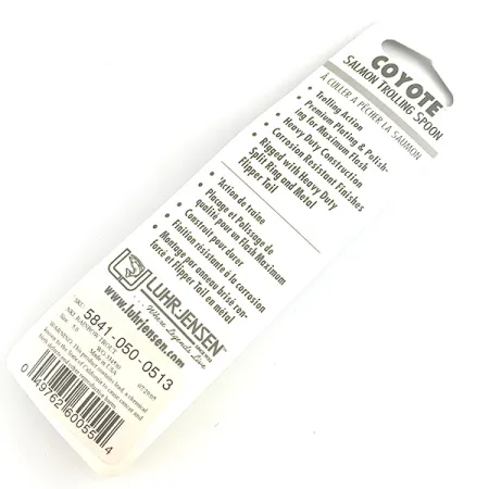 Luhr Jensen Coyote Spoon 5 Lusikka, Kirjolohi, 17g, #6153