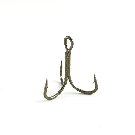 Gamakatsu Treble Hooks #6 Kolmihaarakoukut, Pronssi, EWG, #6162