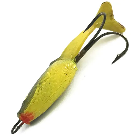 Vintage VIVIF Swim Bait, Keltainen, 6g, Jigi, Ranska, #6166