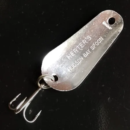 Herter's Hudson bay spoon Lusikka, Puna-valkoinen-nikkeli, 7g, #6191