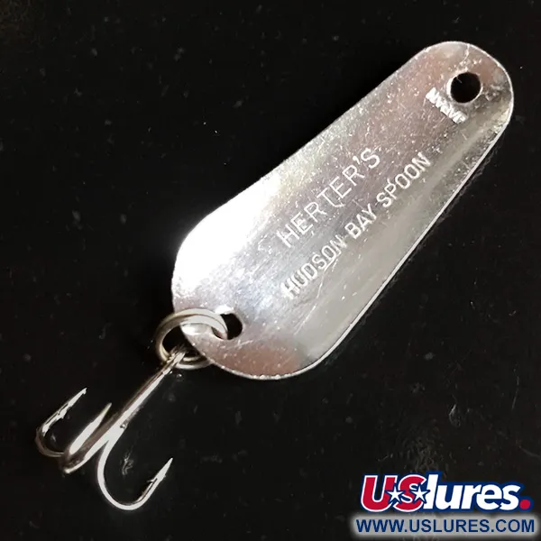 Herter's Hudson bay spoon Lusikka, Puna-valkoinen-nikkeli, 7g, #6191