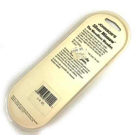 Weedless Johnson Silver Minnow Lusikka, Vihreä/Oranssi/Nikkeli, #6193