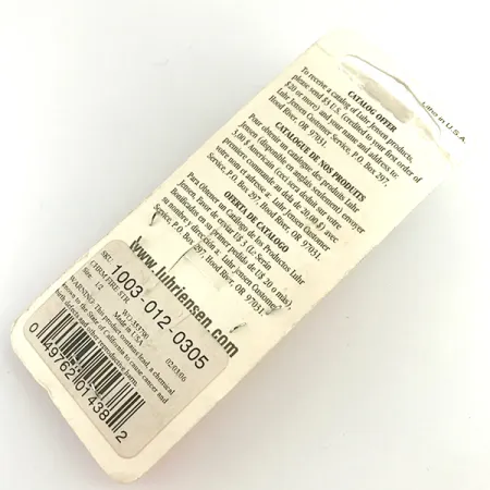 Luhr Jensen Krocodile Die #4 UV Lusikka, Nikkeli/Punainen, 14g, UV, #6195