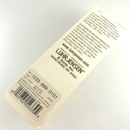 Luhr Jensen Krocodile Stubby Lusikkauistin, Nikkeli, 18g, #6221