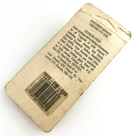 Luhr Jensen Krocodile Stubby Lusikka, Vasaroitu Nikkeli/Puna UV, 18g, #6222