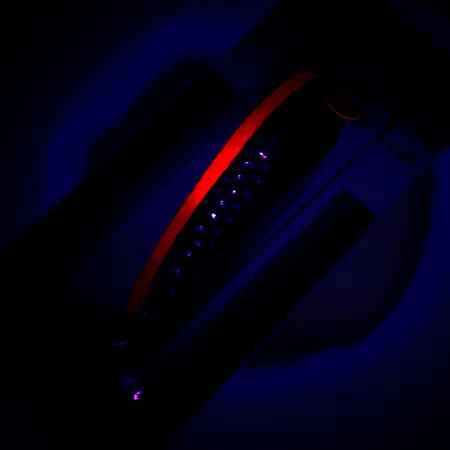 Luhr Jensen Krocodile Die #4 UV Lusikka, Messinki/UV Punainen, 14g, #6228