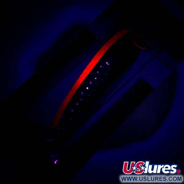 Luhr Jensen Krocodile Die #4 UV Lusikka, Messinki/UV Punainen, 14g, #6228