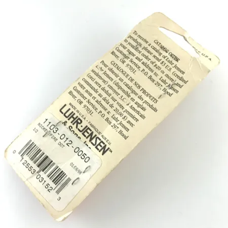 Luhr Jensen Les Davis Hotrod Lusikka, Nickel/Red Dot UV, 14g, #6229