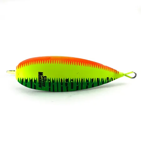 Johnson Silver Minnow UV Lusikka, Oranssi/Vihreä, 21g, UV, #6237