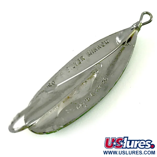Johnson Silver Minnow Lusikka, Oranssi/Vihreä/Nikkeli, 6g, Ruohosuojattu, #6238
