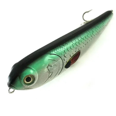 Bass Pro Shops XTS Pencil Plug Pintaviehe, Harmaa/Vihreä, 14g, #6240