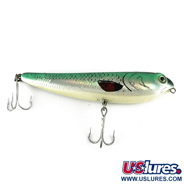 Bass Pro Shops XTS Pencil Plug Pintaviehe, Harmaa/Vihreä, 14g, #6240