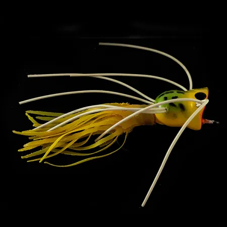 Fred Arbogast Hula Popper Popper, Frog, 1,6g, Kumihapsut, #6241