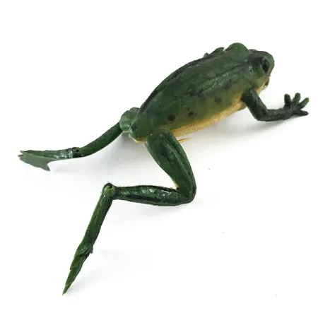 Delong Frog Kumisammakko, Vihreä, 5g, Yksihaarakoukku, #6251