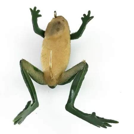 Delong Frog Kumisammakko, Vihreä, 5g, Yksihaarakoukku, #6251