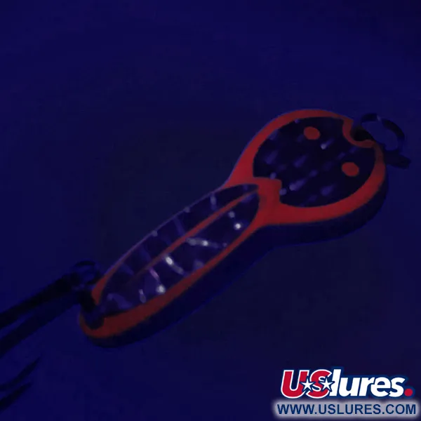 Acme Dazzler #2 UV Lusikka, Hopea/Punainen, 7g, UV-pinnoite, #6262